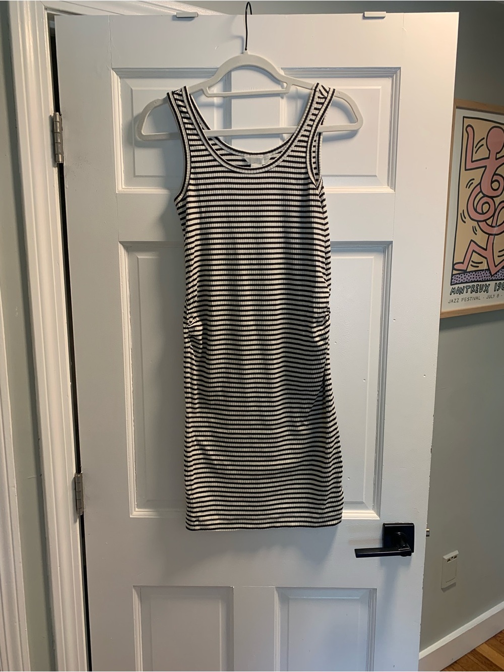 H&M Mama Striped Tank Maternity Dress S